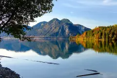 Walchensee mit Heimgarten, Fahrenbergkopf und Herzogstand